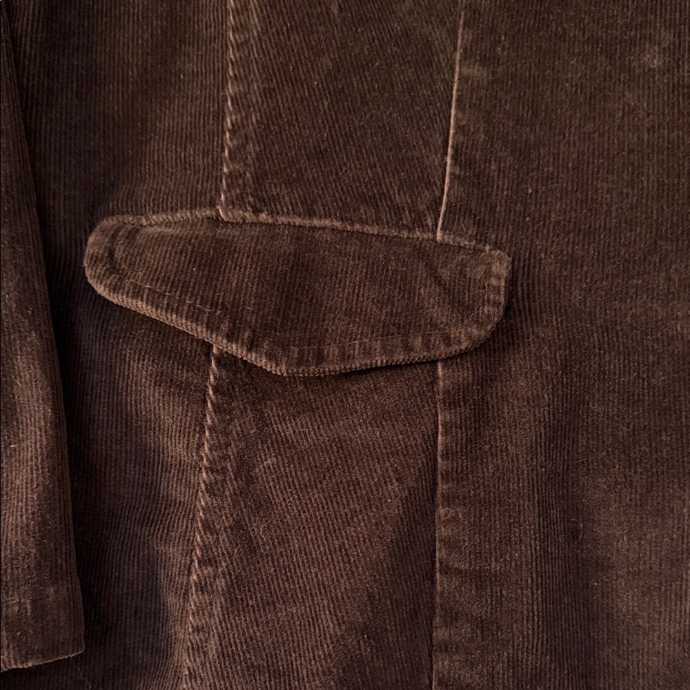 St. John's Bay Corduroy Blazer Jacket Notched Lapel Tailored Classic Academia - Picture 7 of 14